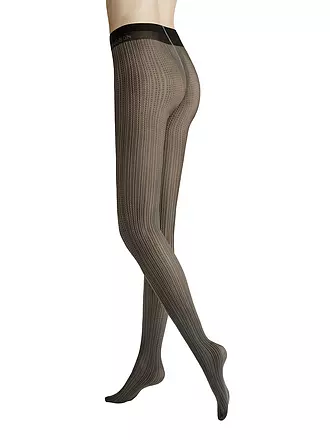 HUDSON | Modestrumpfhose GRAPHIC LINE anthrazit | 